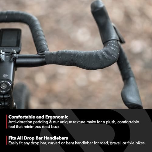 Really Long Bike Handlebar Tape - Black, 315cm for Drop Bars