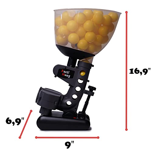 Baseball Pitching Machine with 60 Balls - Adjustable Indoor/Outdoor Training