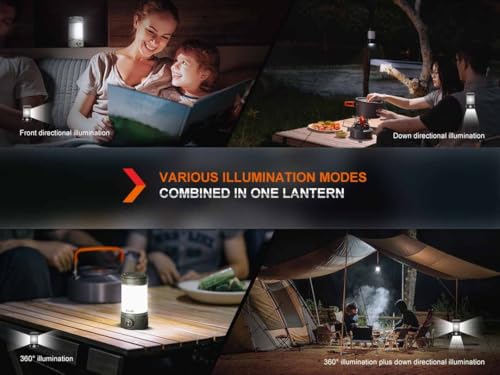 Fenix CL26R Pro Camping Lantern Olive Drab 650 Lumens USB-C Rechargeable Compact