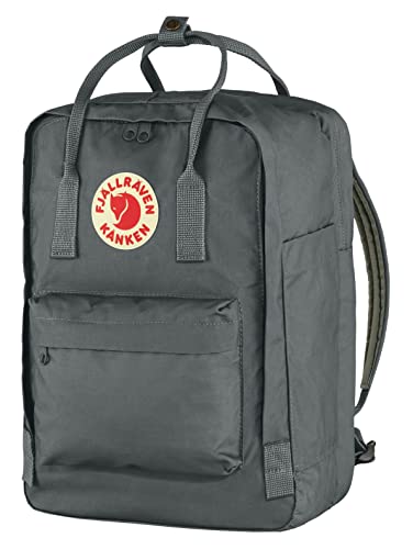 Super Grey Fjällräven Kanken Laptop Backpack 15 with Padded Sleeve - Durable Vinylon