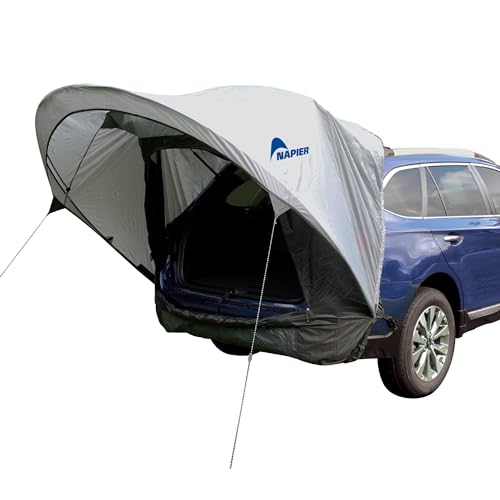 SUV Tailgate Tent with Awning for Small to Large SUVs - Easy 5-Minute Setup - Privacy Shelter & Sun Protection - Small to Mid-Size CUVs & SUVs