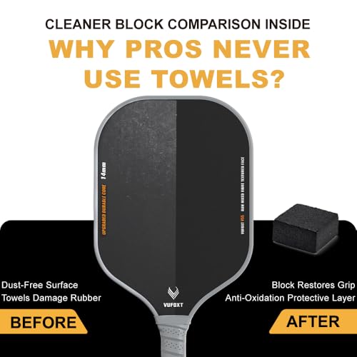 Grey Pickleball Paddles Set of 4 - USAPA Approved Carbon Fiber Surface, Lightweight 14mm PP Honeycomb Core for Beginners