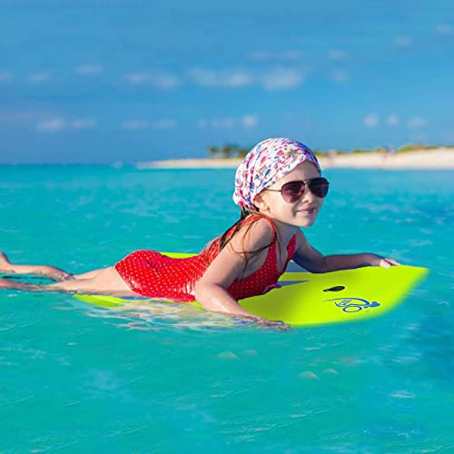 41-Inch Lightweight Body Board with EPS Core for Surfing - Green