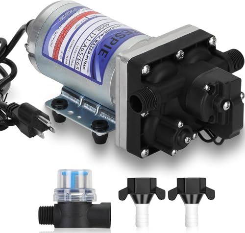 115V Water Pump 3GPM with Strainer for RV Marine Boat - Reliable Utility Pump