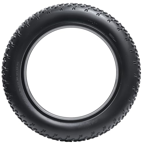 YunSCM 2-Pair 20x4.0 Fat Tire Mountain Bike Tires & Tubes, Compatible with Electric & Fat Bikes