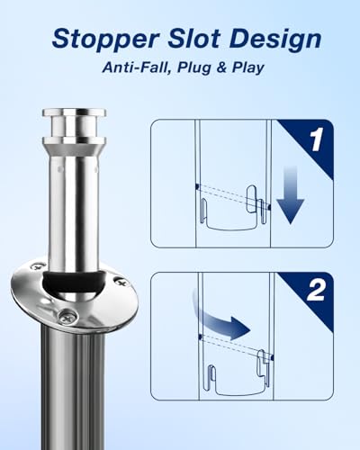 Marine Boat Mount for Starlink Mini Antenna - Stainless Steel, Adjustable & Corrosion-Resistant