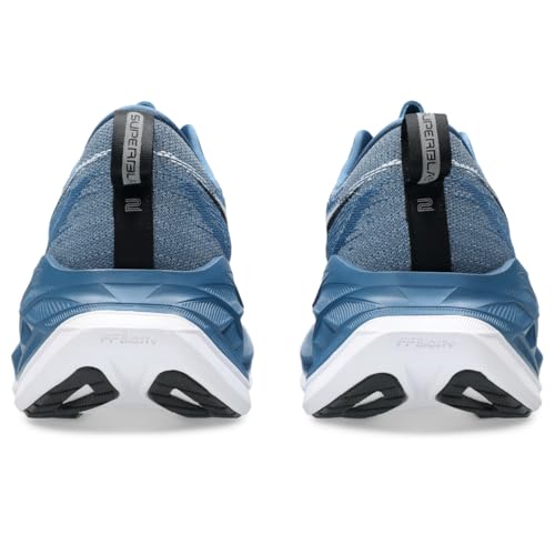 ASICS Unisex Superblast 2 Running Shoes - Women 12.5 / Men 11, Winter Sea/White