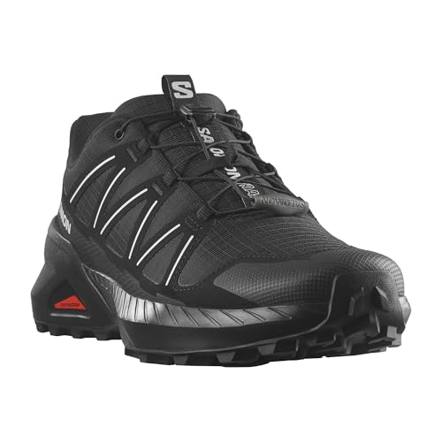 Salomon Men’s Speedcross Peak Trail Running Shoes - 10 / Black/Black/Glacier Gray