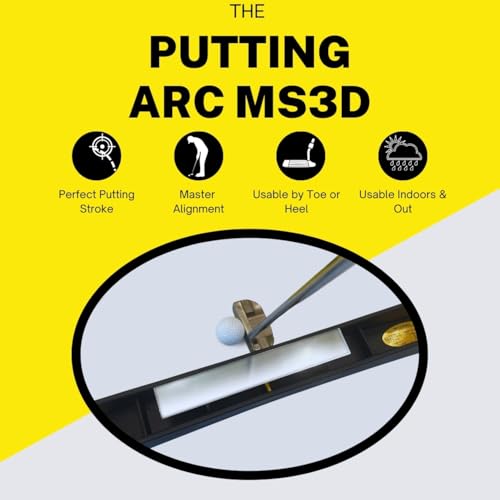 Golf Putting Arc MS3D Training Aid for Perfect Stroke Practice - Made in USA