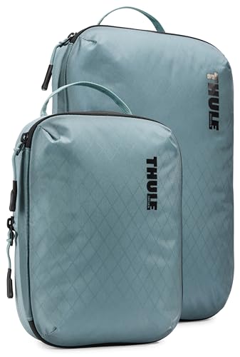 Thule Compression Cube Set - Small & Medium Packing Cubes, Pond Gray