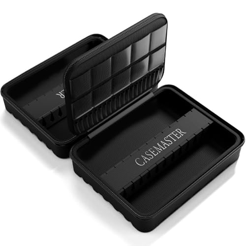 Dart Case Maxx 8 with 24 Dart Capacity Hard Shell EVA Organizer Black / 8 Dart