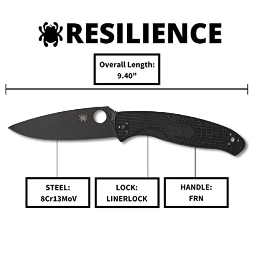 Lightweight Folding Pocket Knife with PlainEdge Blade - Tactical EDC