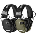 PROHEAR 022 Electronic Ear Protection for Shooting & Hunting - Black + Green, 29dB Noise Reduction, 4 Microphones
