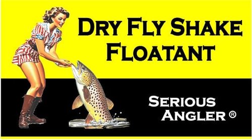 Dry Fly Shake Floatant | Hydrophobic Powder Coating for High Floating Dry Flies - Made in the USA