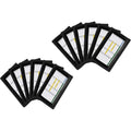 Pro Athletics Youth Black QB Playbook Wristband 3 Compartments Football & Sports