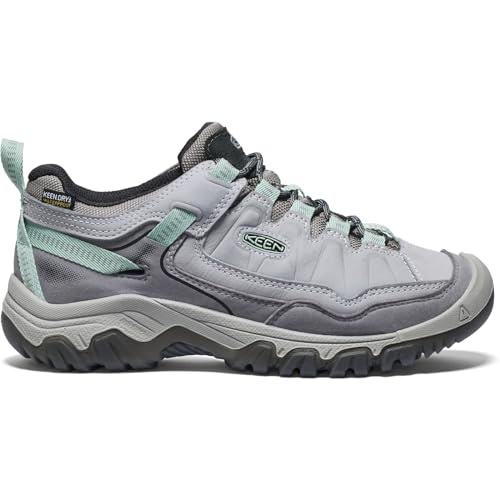 Waterproof Hiking Shoes for Women - Targhee 4 Wide Alloy Granite Green