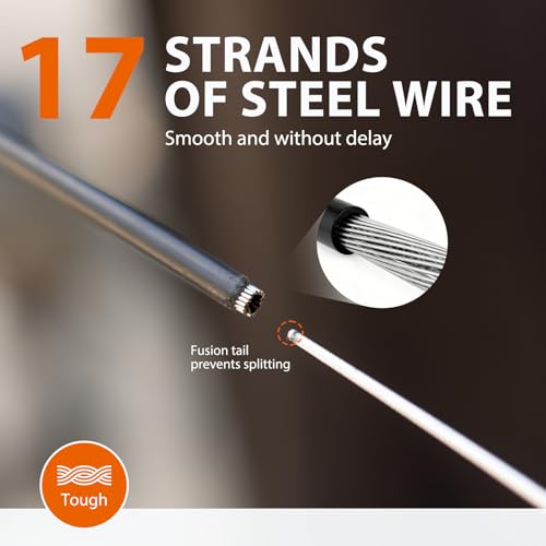 Bike Cable Kit for Brake and Shift Replacement - Universal Compatibility
