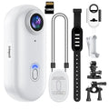 Intepoll 4K Mini WiFi Action Camera with 128GB SD Card Waterproof Helmet Mount