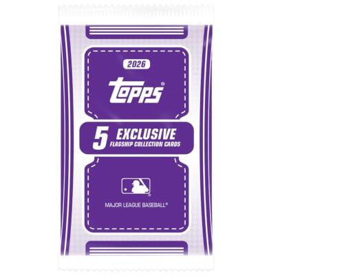 2026 Topps Baseball Series 2 Trading Card Super Box with 3 Exclusive Flagship Packs