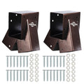 ABUSA Heavy Duty Bronze Swing Set Brackets with All Accessories for Playground Equipment