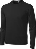 Skiennix Men's Long Sleeve Athletic Shirt - Moisture Wicking & UV Protection for Workouts | Dry Fit
