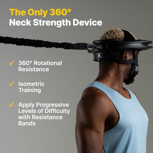 Neck Trainer 3.0 - Advanced Isometric Neck Strengthener & Rehab Device for Men & Women
