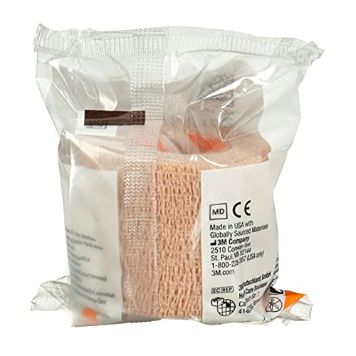 3M™ Coban™ NL Non-Latex Self-Adherent Wrap with Hand Tear, 2082, 2 in x 5 yd, 36 Rolls/Case