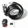 Heavy Duty Electric Scooter Lock 4FT 12mm Steel Cable with Mounting Bracket