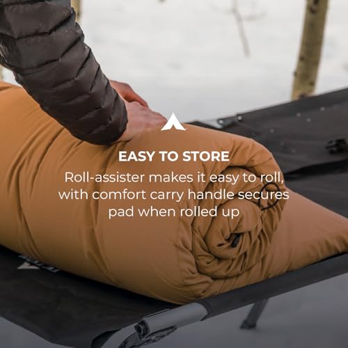 Brown Outfitter XXL Sleeping Pad for Cots - Extra Thick Camping Mattress