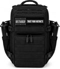 WOLFpak 35L Athletic Gym Backpack - Waterproof Oxford, Laptop, Alpha Black