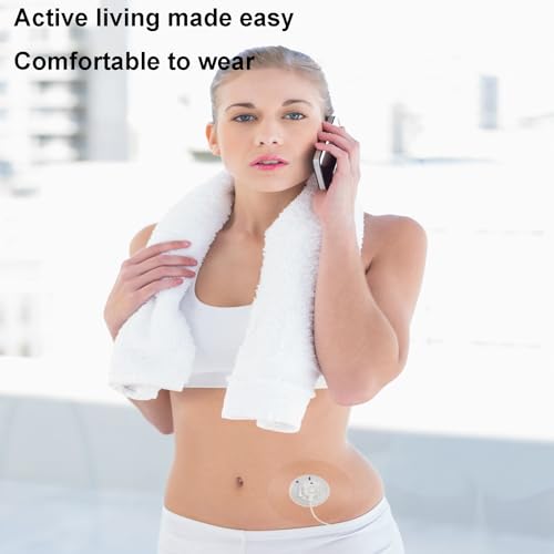 60 Pack Universal Adhesive Patches for CGM & Insulin Pumps, Waterproof Skin-Friendly Covers