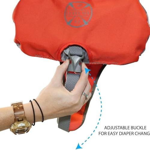 Crimson Baby Flotation Vest for Infants 9-25 lbs - Puffer Buoyancy Aid