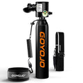 0.5L Portable Mini Scuba Tank with DOT Certification & Snorkel Mask Combo - Obsidian Orange