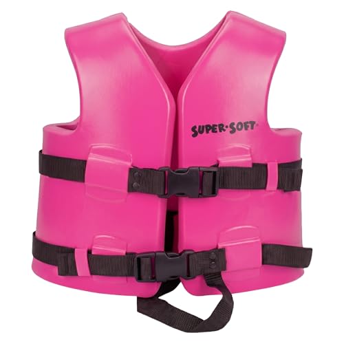 Texas Recreation Super Soft Child Life Jacket - Flamingo Pink X-Small, USCG Approved