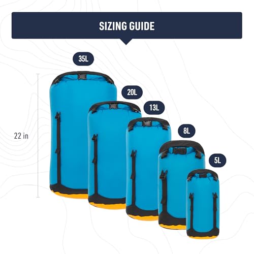 Sea to Summit eVac Compression Dry Bag - 35 Liter High Rise Grey