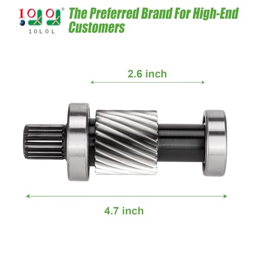 10L0L Golf Cart Input Shaft Kit for EZGO TXT & Medalist 1994+, 21 Tooth Gear