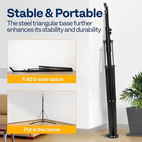 VIVOHOME Height Adjustable Heavy Duty Boxing Punching Bag Stand - Foldable Steel Sandbag Rack, Up to 132 lbs, Home Fitness