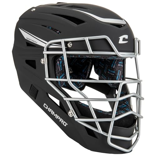Champro Fastpitch Softball Catcher's Set for Ages 6-9 - Headgear, Chest & Leg Guards