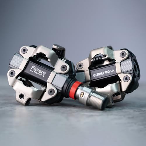 Dual-Sensing Cycling Pedal Power Meter for MTB & Gravel Bikes - RiseUP Assioma PRO MX-2