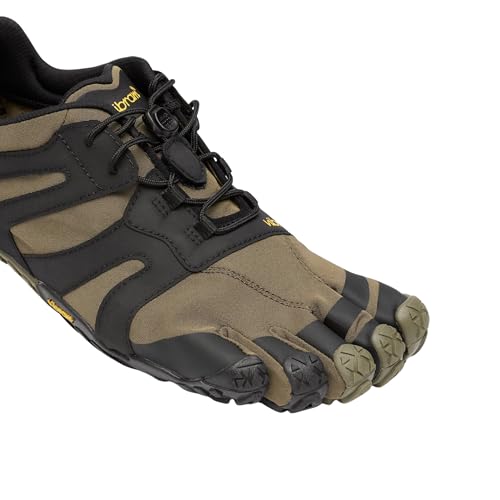 Vibram Men's FiveFingers V-Trail 2.0 Off-Road Trail Running Shoes - Ivy/Black 10.5-11