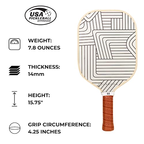 Holbrook Soho Carbon Fiber Pickleball Paddle - Performance Series, Graphite Surface