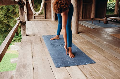 Celestial 1.5mm Eco Yoga Mat – Combo Design for Hot & Power Yoga with Carry Strap