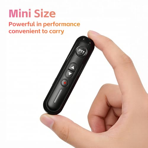 Mini Walkie Talkies 3 Pack with Earpieces - Compact Two-Way Radio Set