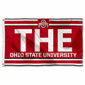 Ohio State University Flag - 3 x 5 ft Nylon Team Banner with Grommets