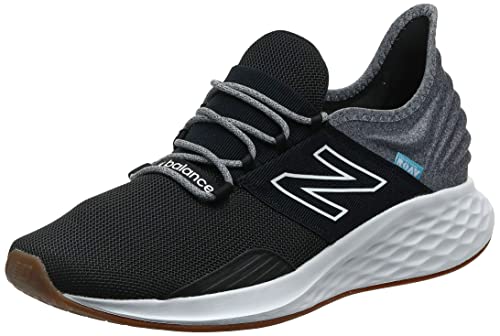 New Balance Men's Fresh Foam Roav Running Shoes - 12 Black Light Aluminum