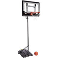 Portable Mini Basketball Hoop System with Adjustable Height and 7-Inch Ball