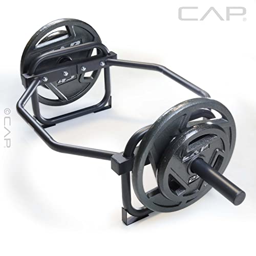 CAP Barbell Olympic Trap Bar, 500lbs, Alloy Steel, Black, 50x29x14 inches