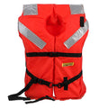 Seachoice Offshore Commercial Life Jacket & Jacket for Adults Over 90 Lbs, Fluorescent Orange