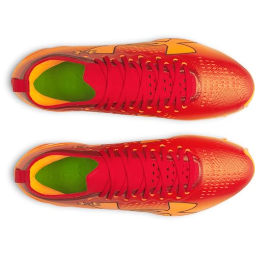 Under Armour Men's Blur Pro Molded TPU Football Cleats 11.5 Red Blaze Orange Cardinal