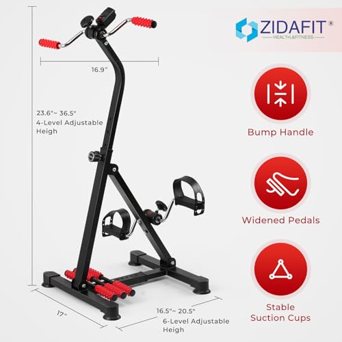 Adjustable Pedal Exerciser Bike for Seniors - Rehab, Arm & Leg Therapy